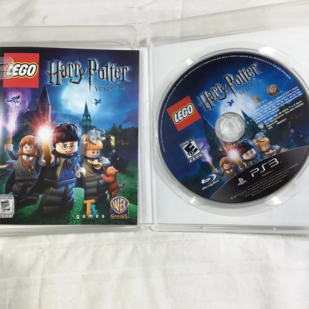 PS3 Lego Harry Potter Years 1-4, 1-2 player, play as Harry/Ron/Hermione, explore